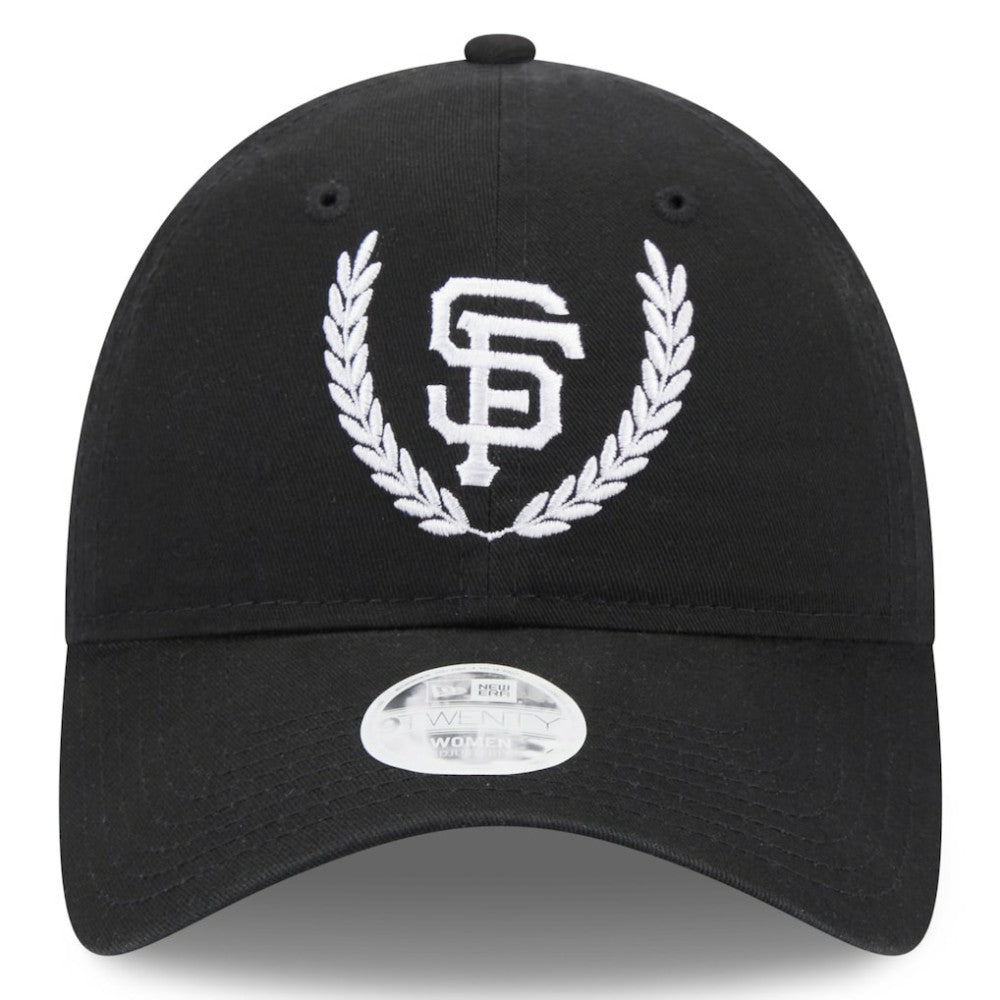 San Francisco Giants Women's Leaves 9TWENTY Adjustable Hat Black | New Era