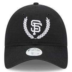 San Francisco Giants Women's Leaves 9TWENTY Adjustable Hat Black | New Era