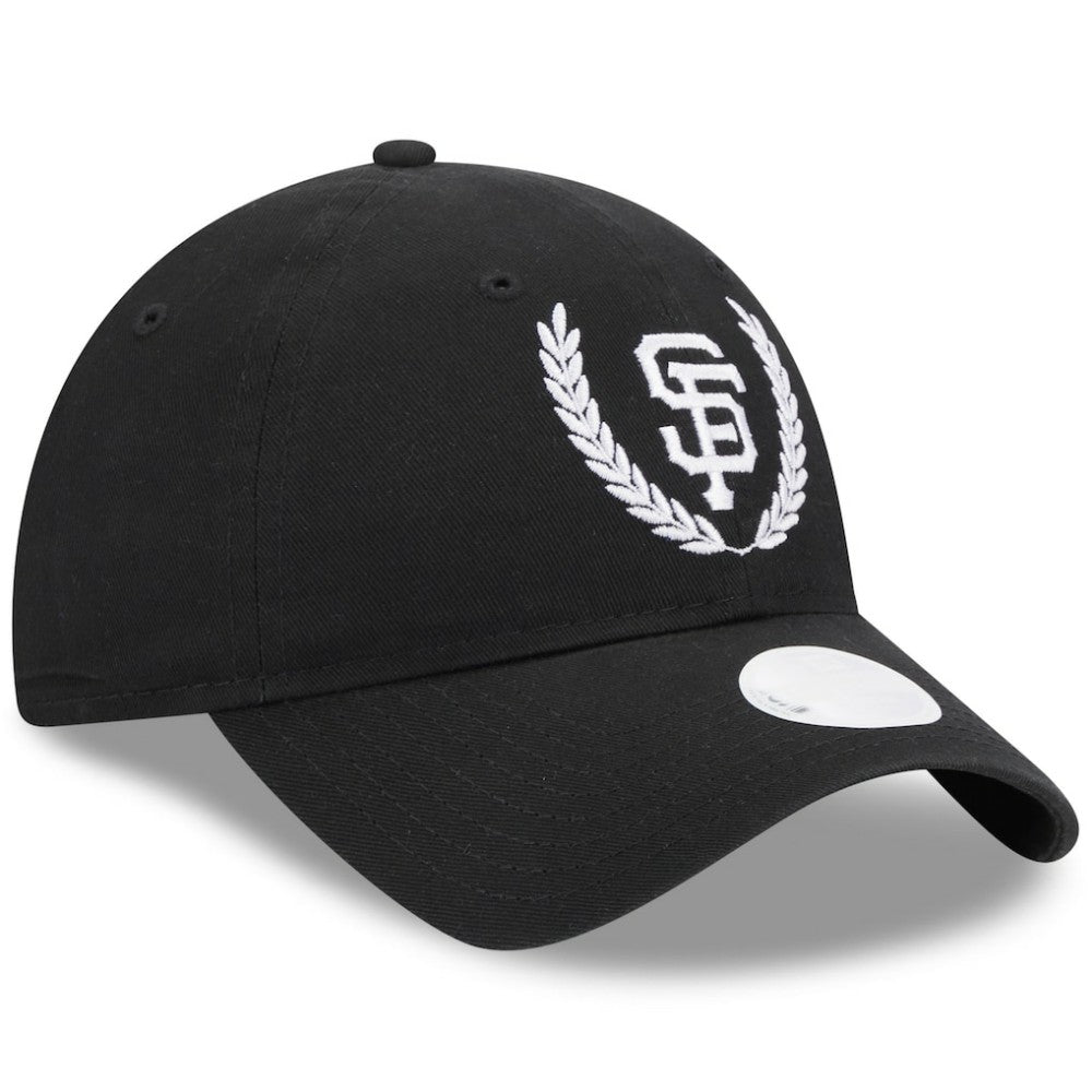 San Francisco Giants Women's Leaves 9TWENTY Adjustable Hat Black | New Era