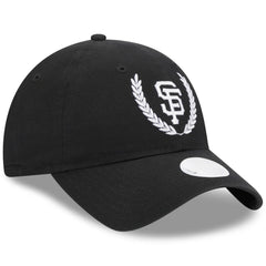 San Francisco Giants Women's Leaves 9TWENTY Adjustable Hat Black | New Era