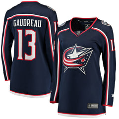 Johnny Gaudreau Columbus Blue Jackets Fanatics Women's Breakaway Player Jersey Navy