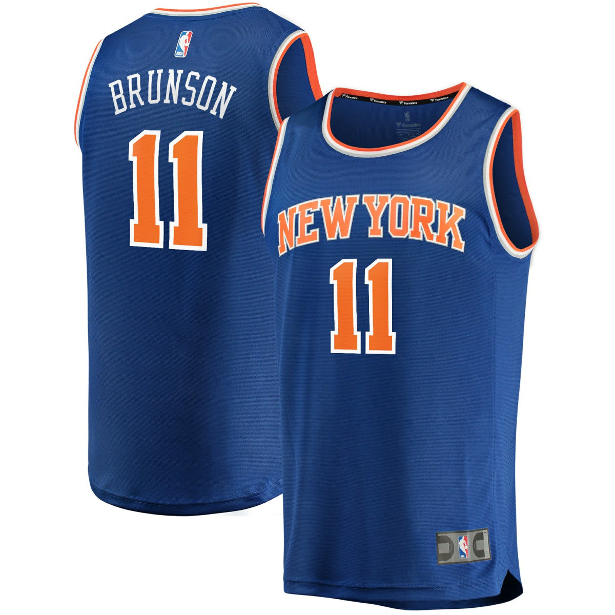 Jalen Brunson New York Knicks Fast Break Replica Jersey - Icon Edition - Blue