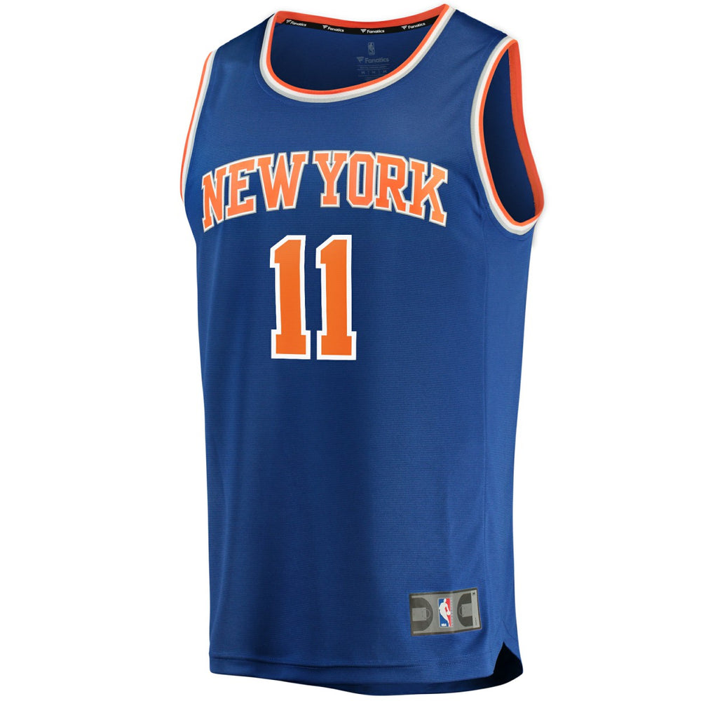 Jalen Brunson New York Knicks Fast Break Replica Jersey - Icon Edition - Blue