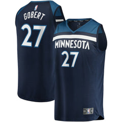 Rudy Gobert Minnesota Timberwolves Fast Break Replica Jersey - Icon Edition - Navy