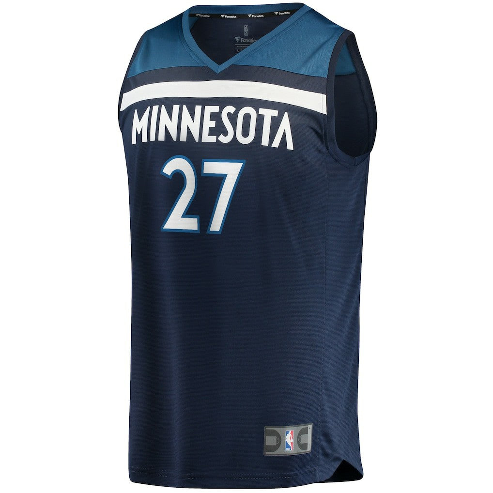 Rudy Gobert Minnesota Timberwolves Fast Break Replica Jersey - Icon Edition - Navy