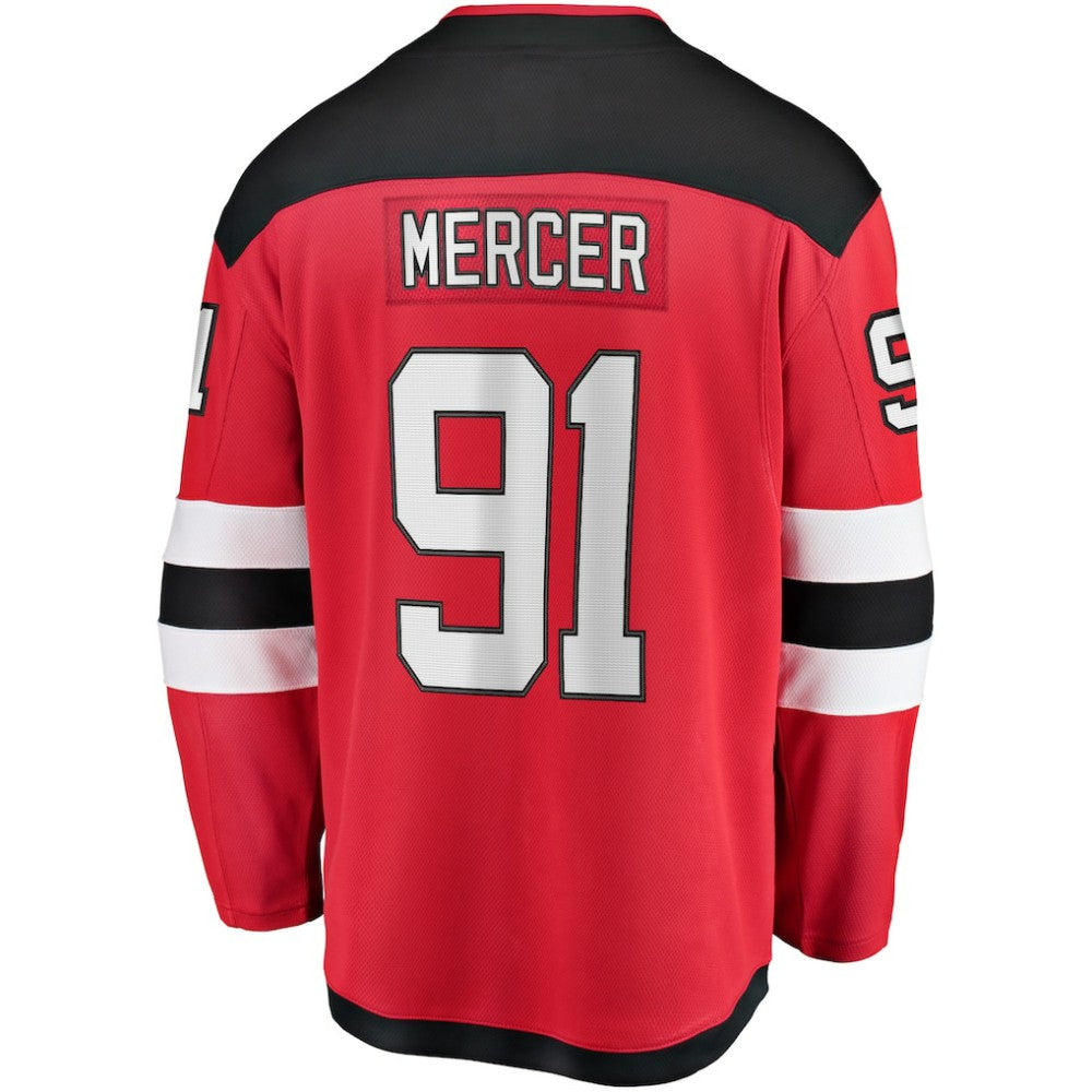 Dawson Mercer New Jersey Devils Fanatics Home Breakaway Jersey Red