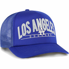 Los Angeles Dodgers Backhaul Foam Trucker Snapback Hat Royal | 47 brand