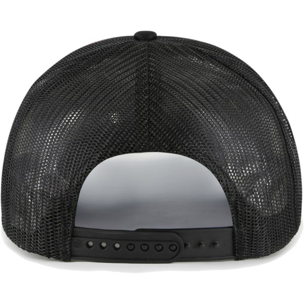 Chicago White Sox Backhaul Foam Trucker Snapback Hat Black | 47 brand