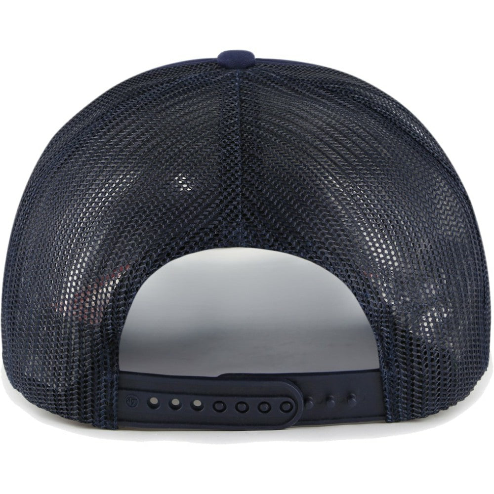 New York Yankees Backhaul Foam Trucker Snapback Hat Navy | 47 brand