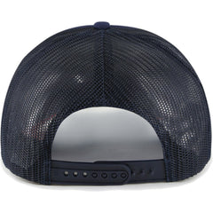 New York Yankees Backhaul Foam Trucker Snapback Hat Navy | 47 brand