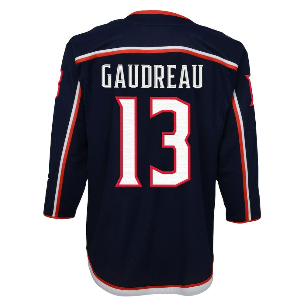 Johnny Gaudreau Columbus Blue Jackets Youth 2022/23 Premier Player Jersey Navy