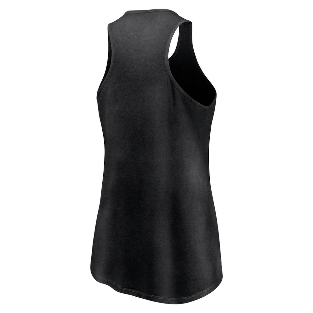 Chicago White Sox Women's Simplicity Swing Racerback Scoop Neck Tank Top Black