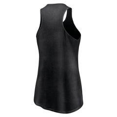 Chicago White Sox Women's Simplicity Swing Racerback Scoop Neck Tank Top Black