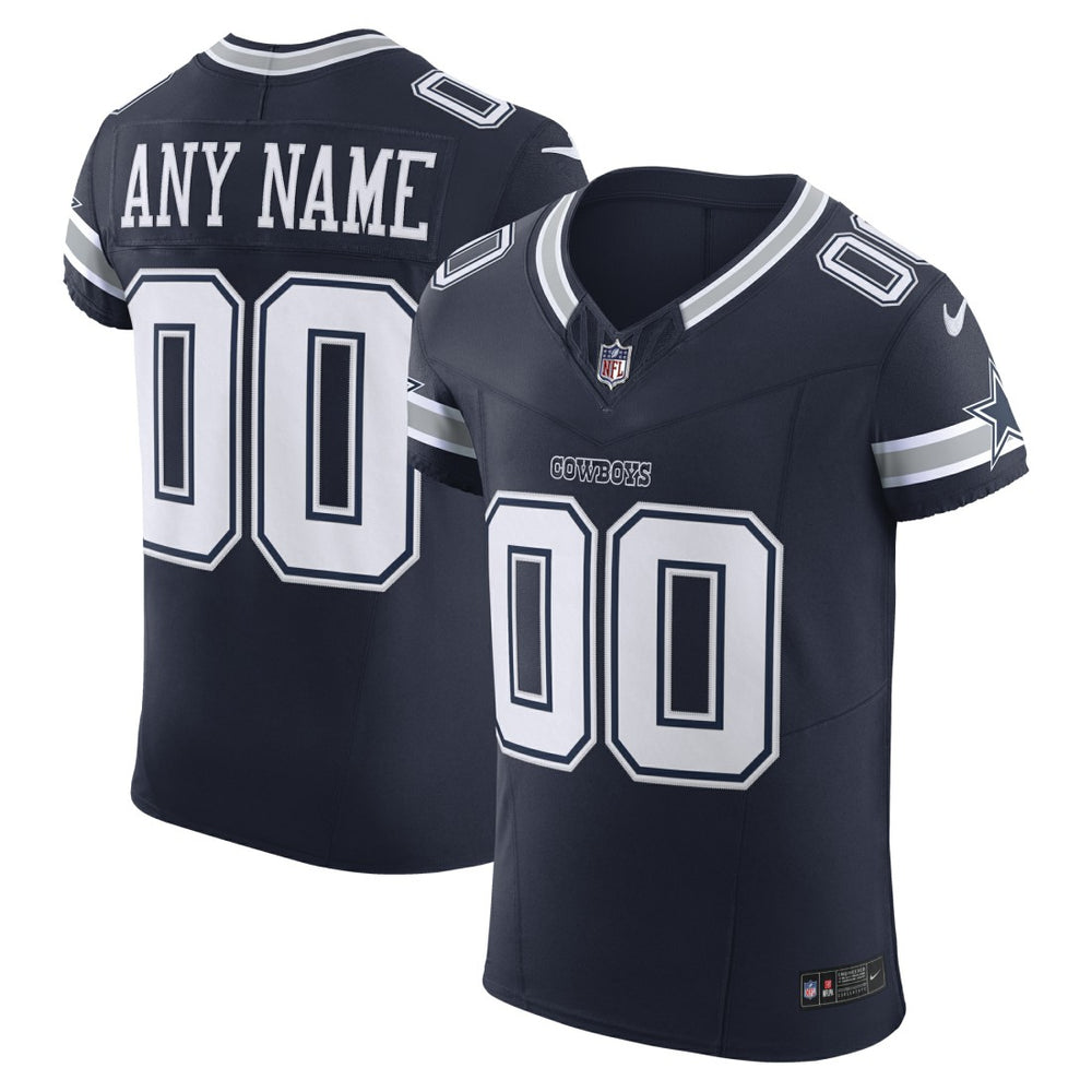 Dallas Cowboys Vapor F.U.S.E. Elite Custom Jersey - Navy