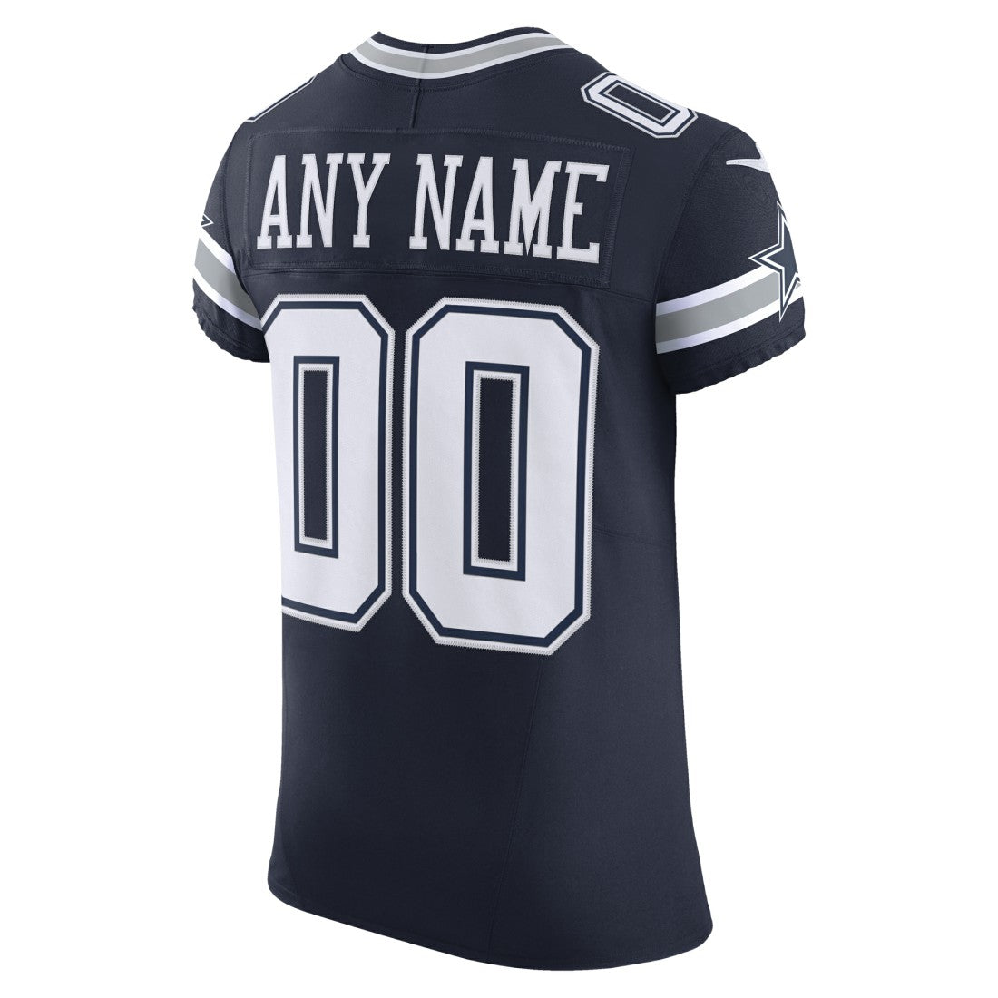 Dallas Cowboys Vapor F.U.S.E. Elite Custom Jersey - Navy