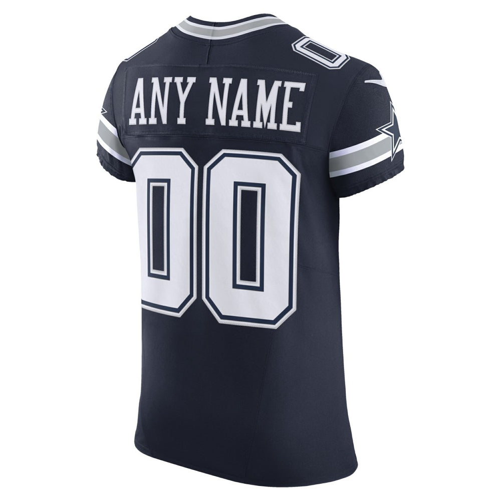 Dallas Cowboys Vapor F.U.S.E. Elite Custom Jersey - Navy
