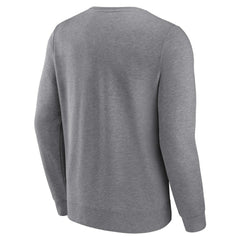 Atlanta Braves Heather Gray Simplicity Pullover Sweatshirt