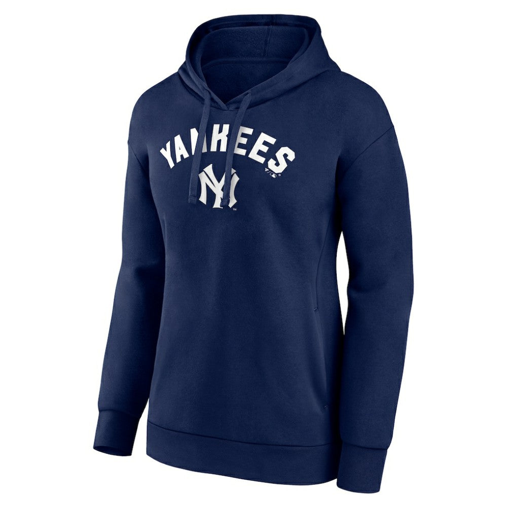 New York Yankees Women's Personalized Cooperstown Collection Winning Streak Pullover Hoodie Navy