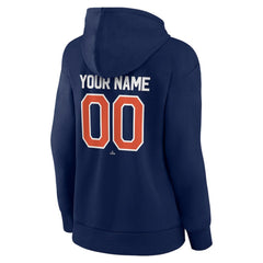 Detroit Tigers Women's Personalized Team Winning Streak Pullover Hoodie Navy