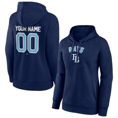 Tampa Bay Rays Women's Personalized Team Winning Streak Pullover Hoodie Navy