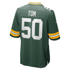 Zach Tom Green Bay Packers Game Player Jersey - Green