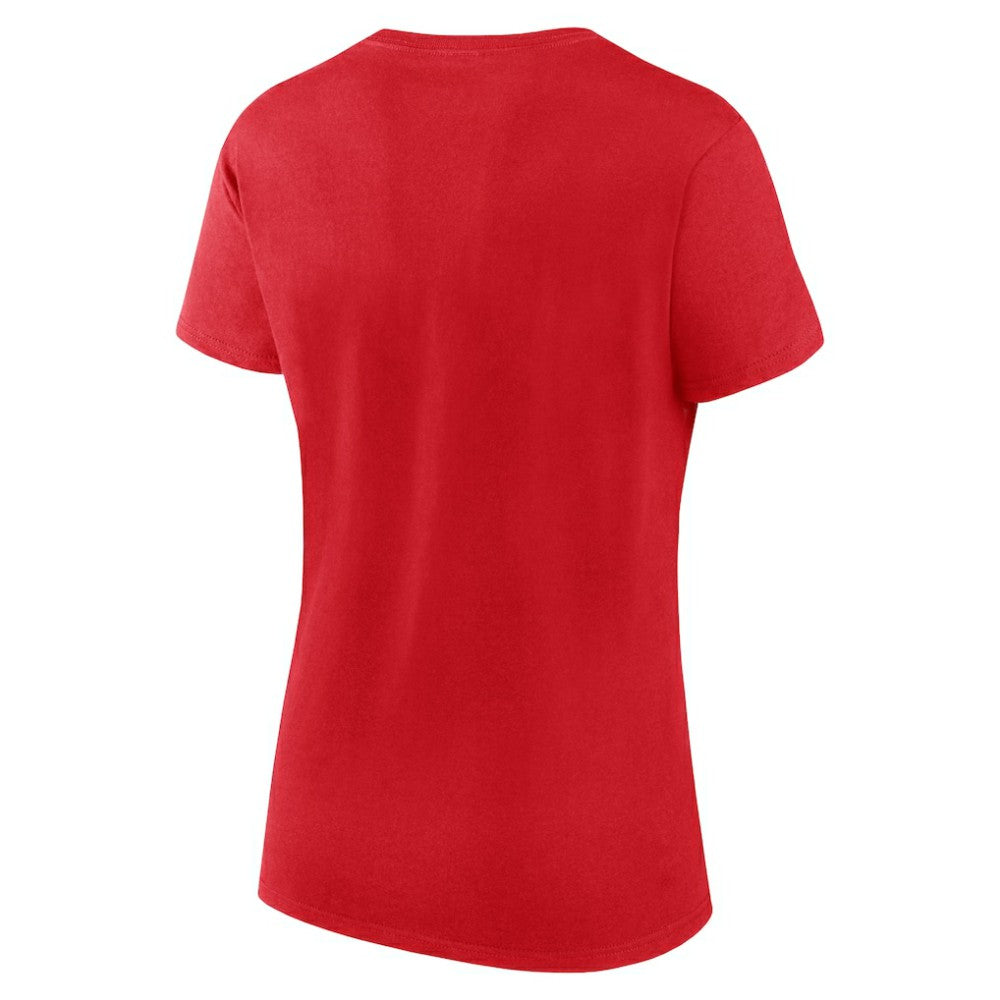 Washington Capitals Fanatics Women's Script T-Shirt & Shorts Set Red/Heather Gray