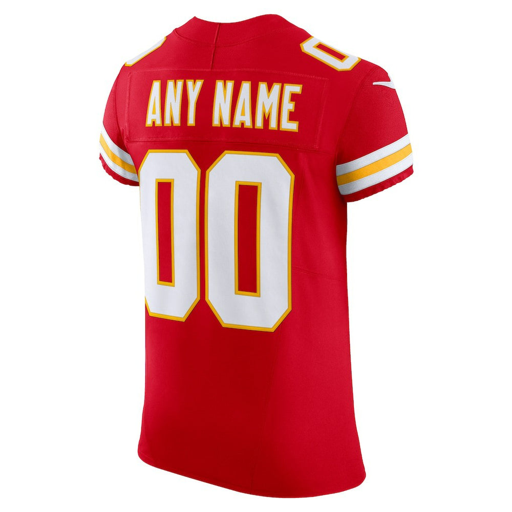 Kansas City Chiefs Vapor F.U.S.E. Elite Custom Jersey - Red