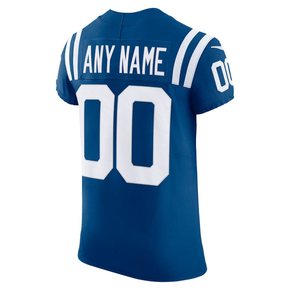 Indianapolis Colts Vapor F.U.S.E. Elite Custom Jersey - Royal