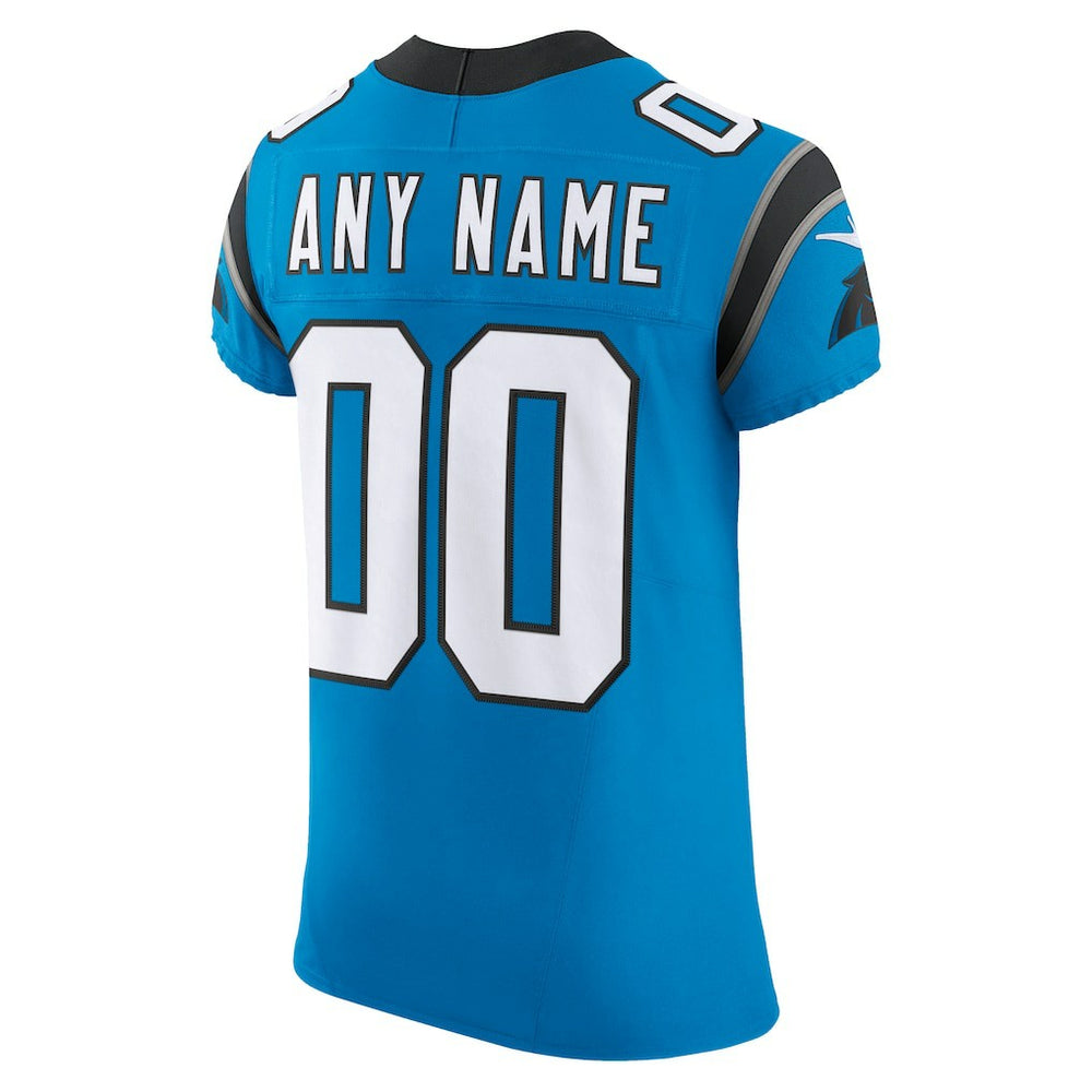 Carolina Panthers Vapor F.U.S.E. Elite Custom Jersey - Blue
