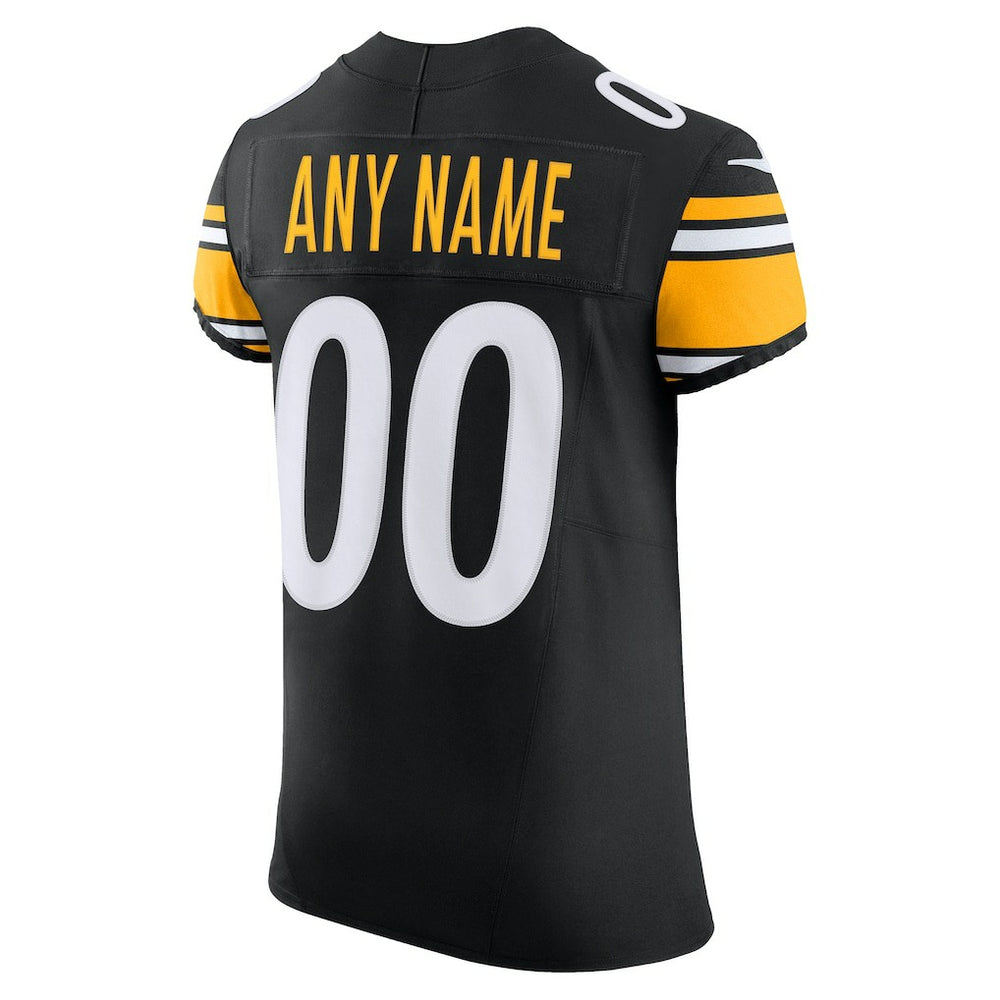 Pittsburgh Steelers Vapor F.U.S.E. Elite Custom Jersey - Black