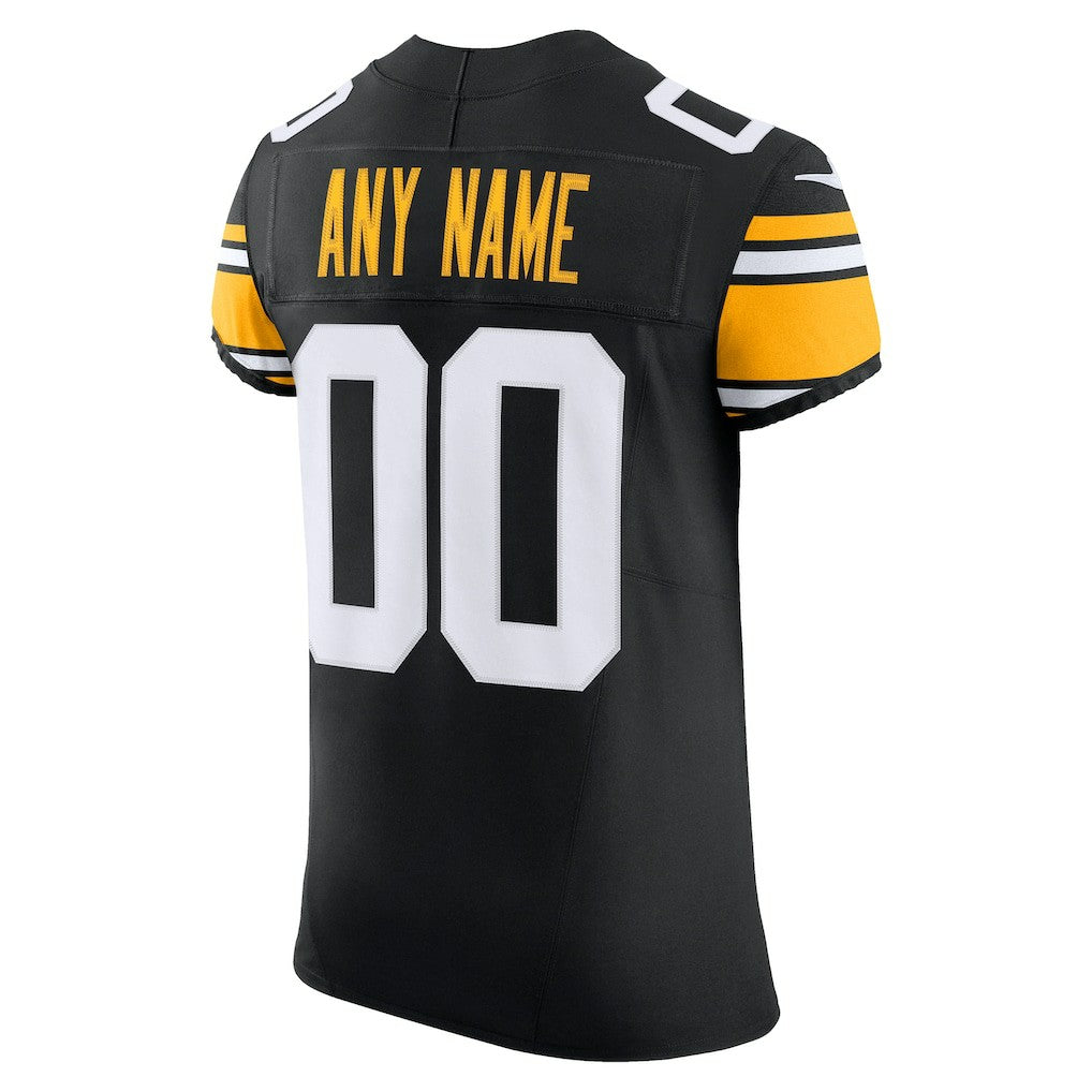 Pittsburgh Steelers Vapor F.U.S.E. Elite Custom Jersey - Black