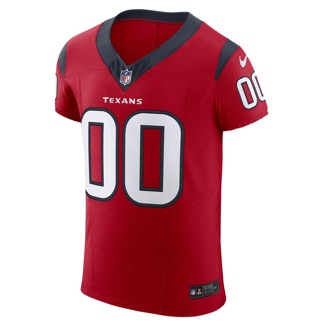 Houston Texans Alternate Vapor F.U.S.E. Elite Custom Jersey - Red