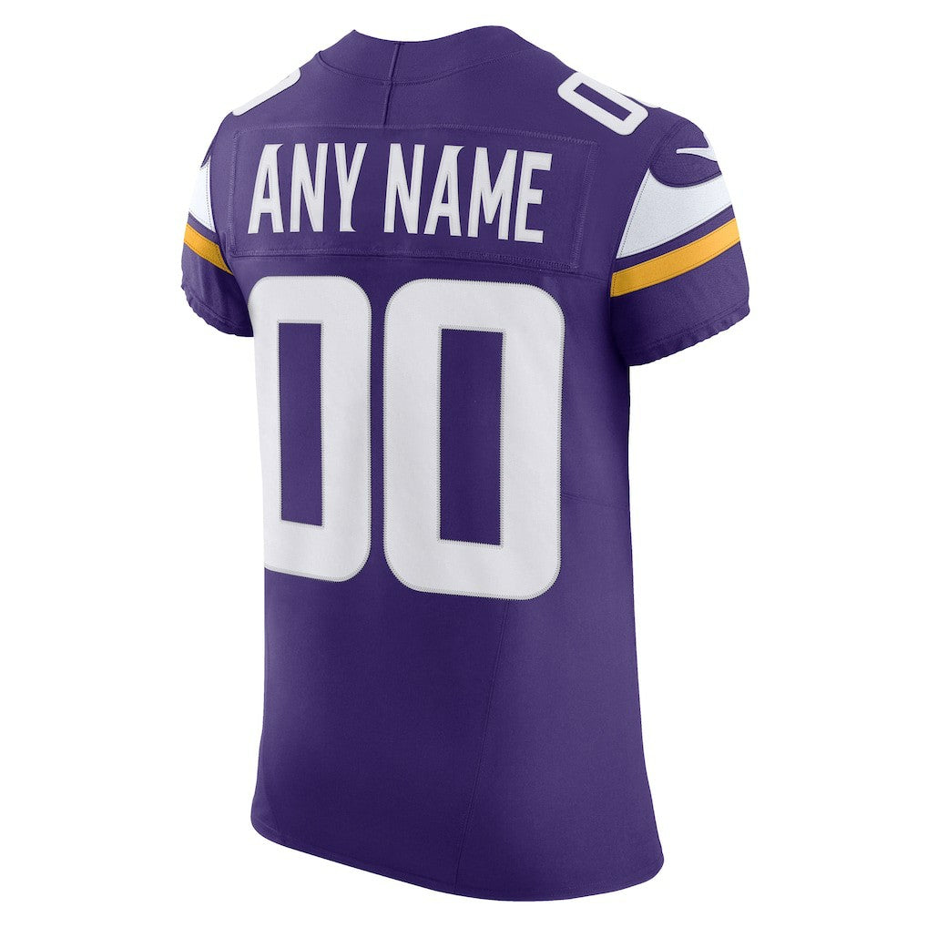 Minnesota Vikings Vapor F.U.S.E. Elite Custom Jersey - Purple