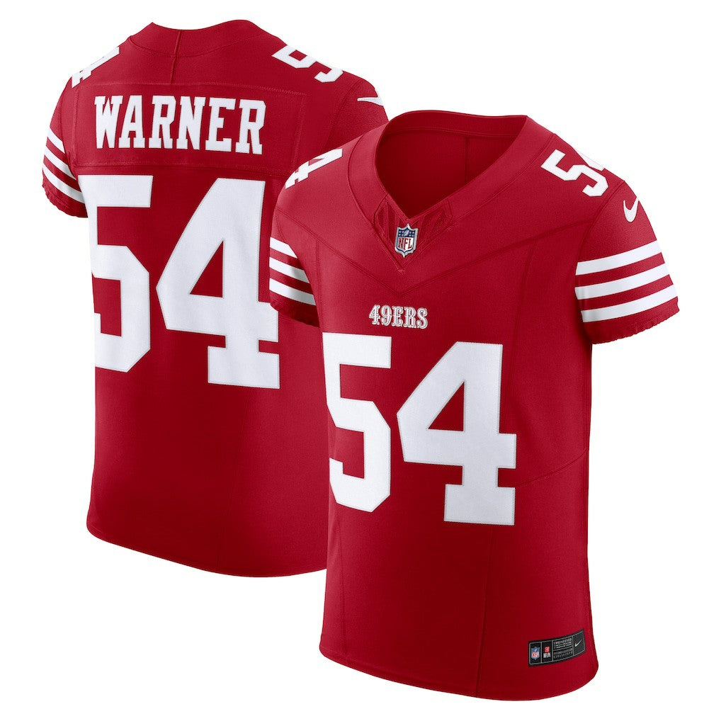 Fred Warner San Francisco 49ers Vapor F.U.S.E. Elite Jersey - Scarlet