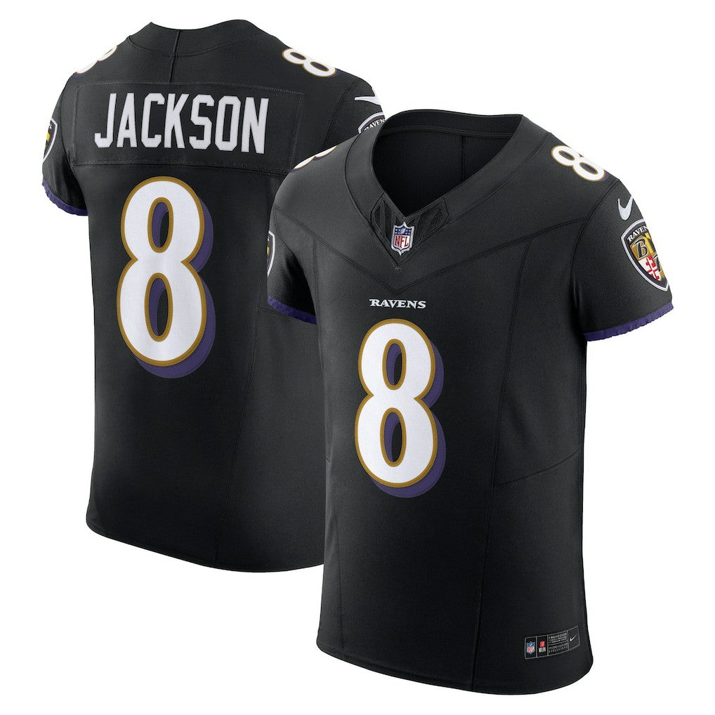 Lamar Jackson Baltimore Ravens Alternate Vapor F.U.S.E. Elite Jersey - Black
