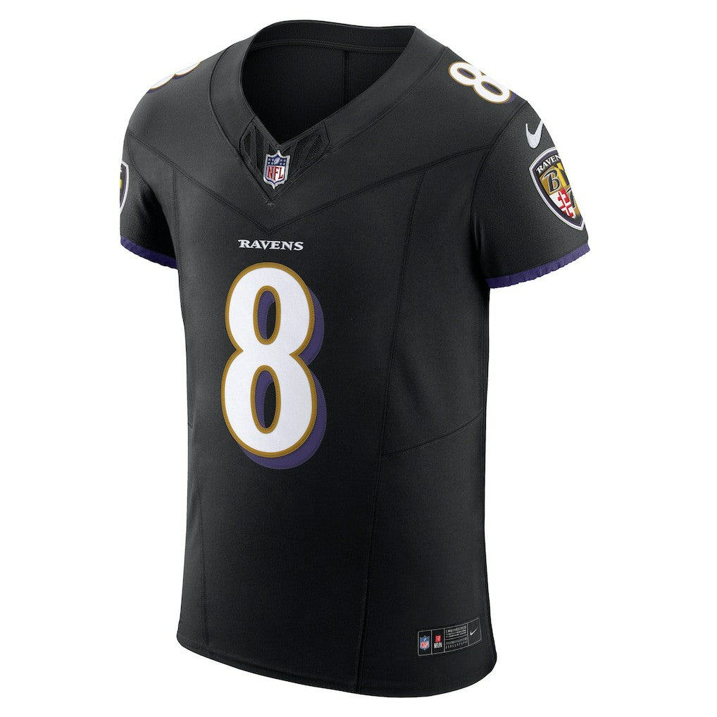Lamar Jackson Baltimore Ravens Alternate Vapor F.U.S.E. Elite Jersey - Black
