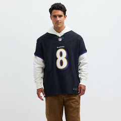 Lamar Jackson Baltimore Ravens Alternate Vapor F.U.S.E. Elite Jersey - Black