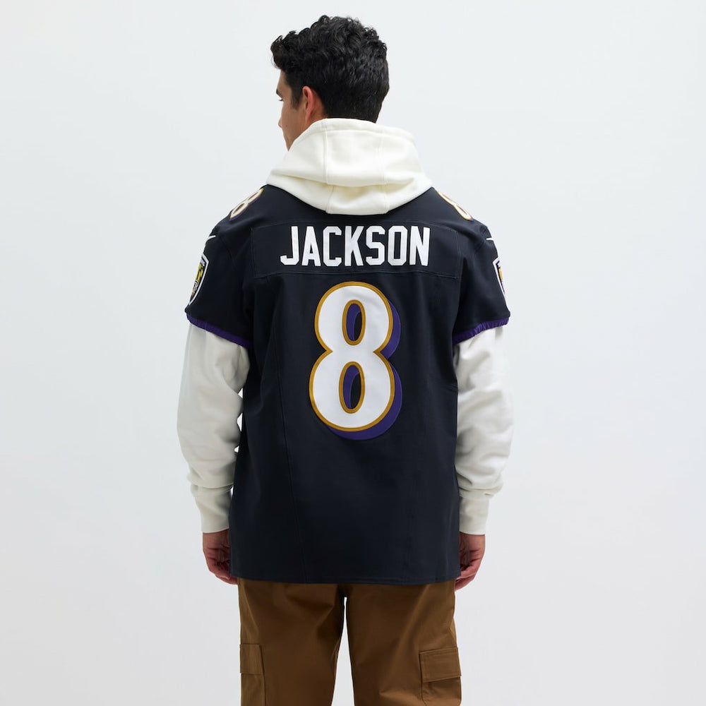 Lamar Jackson Baltimore Ravens Alternate Vapor F.U.S.E. Elite Jersey - Black