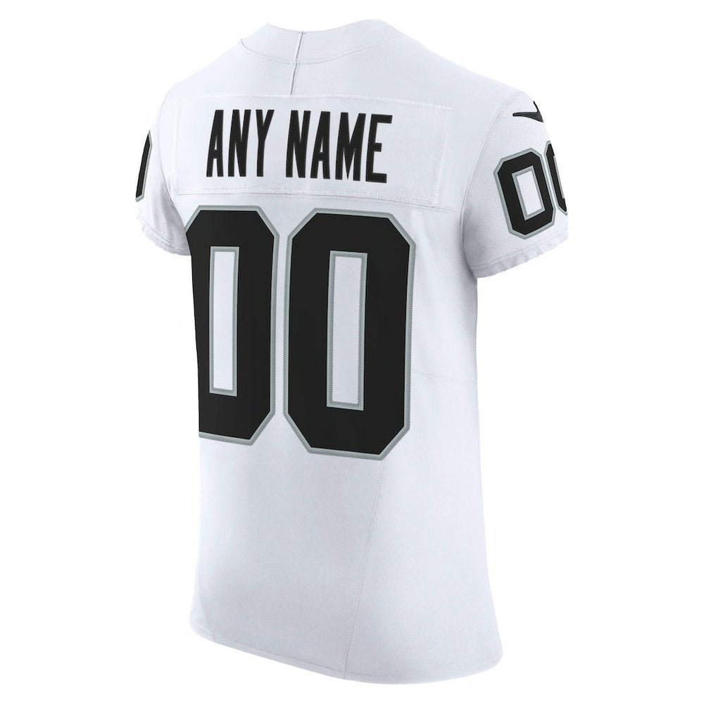 Las Vegas Raiders Vapor F.U.S.E. Elite Custom Jersey - White