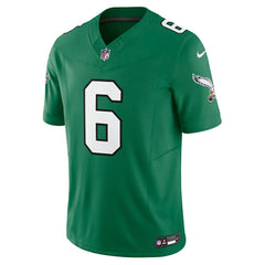 DeVonta Smith Philadelphia Eagles Vapor F.U.S.E. Limited Jersey - Kelly Green