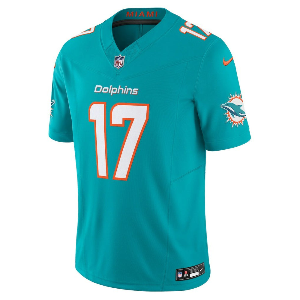 Jaylen Waddle Miami Dolphins Vapor F.U.S.E. Limited Jersey - Aqua