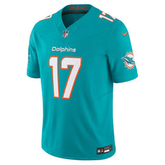 Jaylen Waddle Miami Dolphins Vapor F.U.S.E. Limited Jersey - Aqua