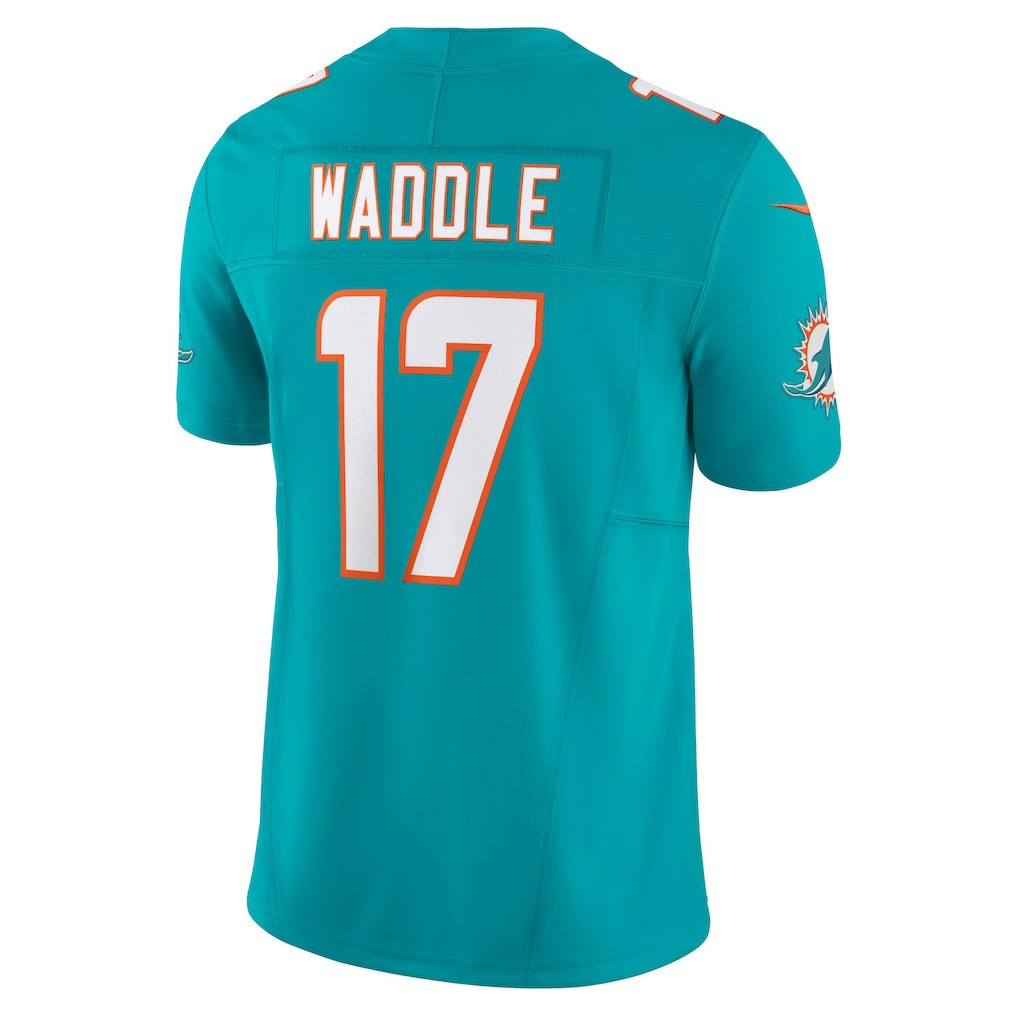 Jaylen Waddle Miami Dolphins Vapor F.U.S.E. Limited Jersey - Aqua