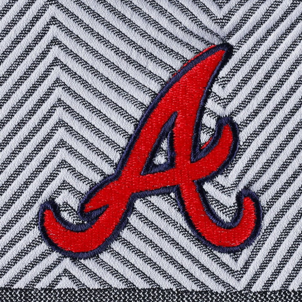 Atlanta Braves Levelwear Women's Verse Asymmetrical Raglan Tri-Blend Quarter-Zip Jacket Charcoal