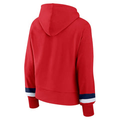 St. Louis Cardinals Women's Over Under Pullover Hoodie Red