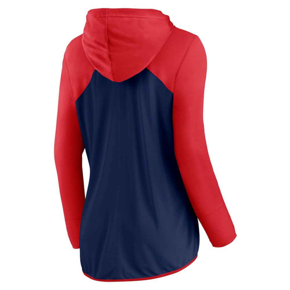 Boston Red Sox Women's Forever Fan Full-Zip Hoodie Jacket Navy/Red