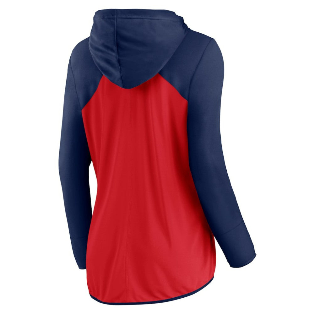 St. Louis Cardinals Women's Forever Fan Full-Zip Hoodie Jacket Red/Navy