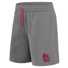 St. Louis Cardinals Arch T-Shirt & Shorts Combo Set Red/Heather Gray