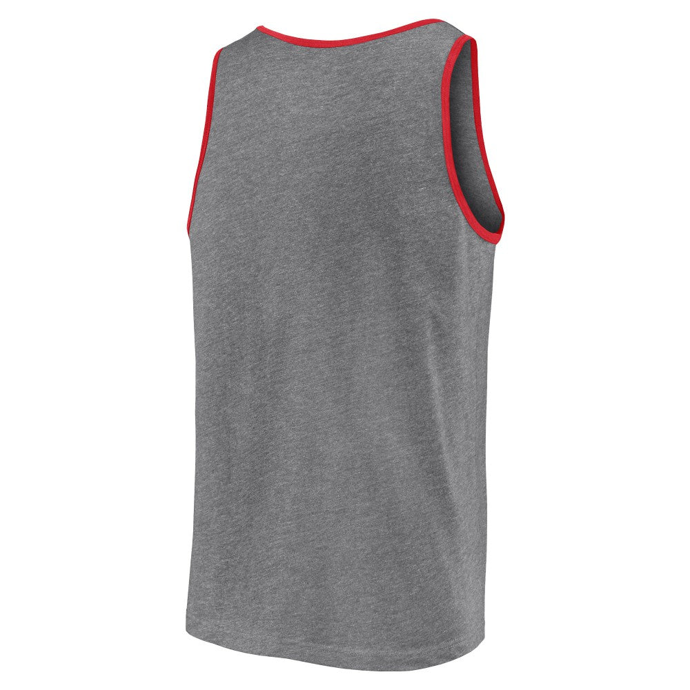 St. Louis Cardinals Primary Tank Top Heather Gray