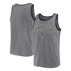 Chicago White Sox Primary Tank Top Heather Gray
